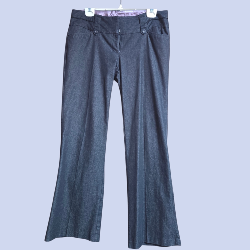 Stooshy Elegant Black Trousers Dress Pants